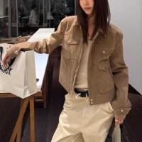 ราคา เสื้อแจ็คเก็ต_MANCHESTER_UNITED_ดีไซน์_old_money_lapel_วัสดุเหมือนหนังแพะ สไตล์ลำลองขนาดสั้น (51252543848)