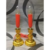 ราคา ชุดเชิงเทียนไฟฟ้า เทียนไฟฟ้า เทียน สีแดง (ยาว) (2035133335)