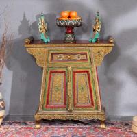 ราคา ไม้เนื้อแข็งโชคลาภโต๊ะบูชาพระโพธิสัตว์โต๊ะบูชาพระพุทธรูปไม้เนื้อแข็งไทยโบราณศาลพระภูมิธูปตกแต่งห้องโถงตู้โถงตู้เก็บของ (43117576017)