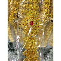 ราคา เข็มขัดชุดไทยสีทอง เข็มขัดเพชร (2281863789)