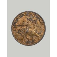 ราคา เหรียญสมเด็จพระนเรศวรมหาราช กู้ชาติ พ.ศ.2484 เนื้อดีบุก กะไหล่ทอง (26078253734)