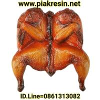 ราคา โมเดล ไก่ย่างปลอม ไก่ย่างวิเชียร ตัวละ 740 บาท กว้าง 18.5 ยาว 20 หนา 6.3 cm ไก่ย่างเรซิ่น โมเดลไก่ย่าง ไก่ย่างวิเชียร (5583613819)