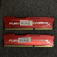ราคา 8GB (4GBx2) DDR3/1600 RAM PC (แรมพีซี) KINGSTON HyperX FURY BLUE (HX316C10FK2/8) (7544477191)