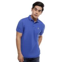 ราคา เสื้อโปโลผู้ชาย Hush Puppies Christiano Blue (24337193168)