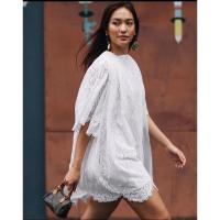 ราคา ชุดลูกไม้ Mini dress ป้ายWidelia @Real งานยูส พร้อมส่ง (Size M) (24340635334)