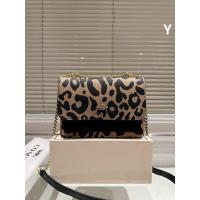 ราคา Dolce & Gabbana กระเป๋าโซ่ลายเสือดาว สไตล์แฟชั่นใหม่ (58002659347)