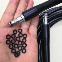 ราคา 100–10ชิ้น โอริงซีล,ปะเก็นยางซิลิโคนสีดําสําหรับเครื่องล้างรถทําความสะอาดหัวฉีดเปลี่ยน (46100607660)