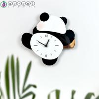 ราคา นาฬิการูปแพนด้า แพนด้าไม้แกว่ง สำหรับตกแต่งคาเฟ่หรือนำเสนอความแม่นยำในสไตล์แฟชั่น (48850348559)