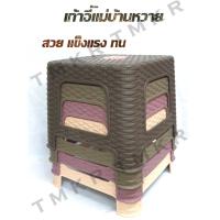 ราคา เก้าอี้แม่บ้านพลาสติกลายสาน (17794540676)