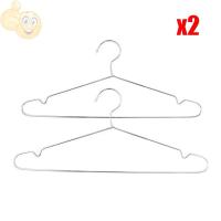 ราคา [ 3 ชิ้น] ไม้แขวนเสื้อสแตนเลส ยาว40ซม ไม้แขวนผ้า (13714907889)