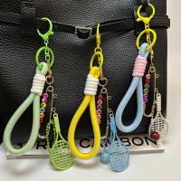 ราคา Creative ins สไตล์ไม้เทนนิสกระเป๋าเทนนิสจี้อินเทรนด์นวนิยาย All-Match เข็มขัดจี้โทรศัพท์มือถือกุญแจรถ (57600671394)