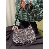 ราคา กระเป๋า Cleo Diamond จาก Prada รุ่นใหม่สำหรับฤดูใบไม้ร่วงและหน้าหนาว 2021 กระเป๋ากลับหัวไหล่ (47150615216)