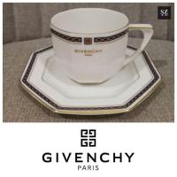 ราคา จีวองชี่ Givenchy Paris ชุดถ้วยกาแฟ ชุดถ้วยน้ำชา แก้วกาแฟหรู แก้วกาแฟสวยๆ ชุดชารับแขก (23529984211)