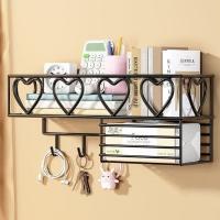 ราคา [การจัดเก็บความจุขนาดใหญ่] ชั้นวางผนังประตูบนตะกร้าตะกร้าข้างเตียงข้างเตียงบนชั้นวางหอพักนักเรียนโด (24993414982)