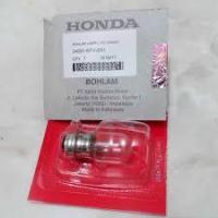 ราคา หลอดไฟหน้า honda ahm ของแท้ 1 ขา supra x 125 grand jupiter vario beat fi mio 25 วัตต์ (56250111812)