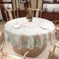 ราคา ผ้าปูโต๊ะพลาสติก ปูโต๊ะกลม แบบกลม ลายลูกไม้ ขนาด 150 และ 180 ซม. (27729846392)