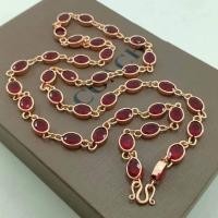 ราคา สร้อยคอทับทิมแดงโกเมนยาว24นิ้ว (26388112658)