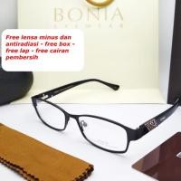 ราคา Bonia Premium ป้องกันรังสี MINUS LENS GLASSES PACKAGE สําหรับผู้ชายและผู้หญิง (28232309767)