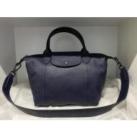 ราคา ❌sold❌longchamp pliage cuir size s navy (15118545193)