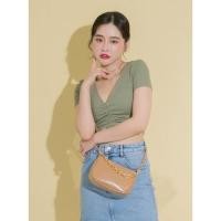 ราคา AUDREY กระเป๋าสะพายข้างหนังวีแกน สี Brown (5294367290)