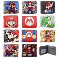 ราคา กระเป๋าสตางค์ หนัง PU ใบสั้น ลายการ์ตูนเกม Nintendo Mario เหมาะกับของขวัญ สําหรับนักเรียน (21995203568)