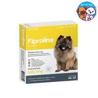 ราคา Fiproline Spot On ยาหยอดกำจัดเห็บหมัด สุนัข น้ำหนักไม่เกิน10kg. หลอดคู่ 1 กล่อง (26334187668)