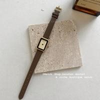 ราคา นาฬิกาข้อมือ 2288 คอลเลกชันคน IEKE นาฬิกาหนังแท้ทรงสี่เหลี่ยมเล็ก Chanel สำหรับผู้หญิง หรูหรา เรียบง่าย สำหรับการเดินทาง 3.30 (26881343561)