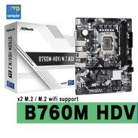 ราคา ASROCK B760M - HDV/M.2 D4 Mainboard LGA1700 Gen13 b760m-hdv DDR4 (17098140310)