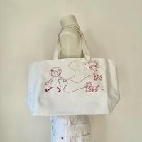 ราคา Pasco กระเป๋าผ้าไนลอนเคลือบกันน้ำ สีขาวสะอาด น่ารักมาก ใหม่ไม่ผ่านการใช้งาน *เปื้อนฝุ่นรูปสุดท้าย (55252361601)