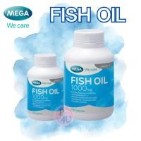 ราคา Mega we care FISH OIL 1000mg เมก้า วี แคร์ น้ำมันปลา 1000 มก. 30/100เม็ด (26326690993)