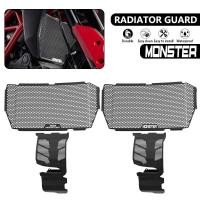 ราคา Motorcycle Radiator and Engine Guard set FOR Ducati Monster 821 Dark 2016 Monster 821 Stripe 2016-2 (47852301562)