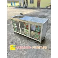 ราคา เคาน์เตอร์อลูมิเนียม กว้าง 150 ซม. อ่าง 1 หลุม ข้างอลูมิเนียม (22978090313)