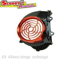 ราคา ครอบใบพัดscoopy i 2009-2011 เคฟล่าดำ-แดง ฝา ปิด ใบพัดscoopy i (6979410793)