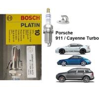 ราคา หัวเทียน FR6DPP332 0242240628 หัวเทียน Bosch Platinum Porsche Cayenne Turbo Platinum Porsche 911 (41824611618)