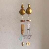 ราคา กระดิ่งลมน้ำเต้าทอง โมบายกระดิ่งลมน้ำเต้าทอง แบบ 4 แท่งตัน (9484741594)