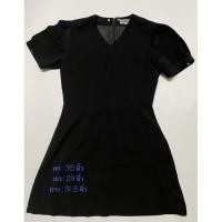 ราคา เดรสสีดำ เดรสกระโปรง ซิปหลัง (16657480673)
