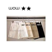 ราคา (s-xxl) กางเกงยีนส์ขาสั้น ผ้ายืด ผ้านุ่มใส่สบาย ไม่สั้นมากจ้า ป้าย wow shop #869 (8291767570)