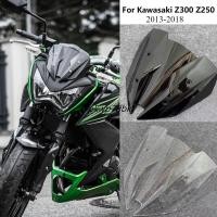 ราคา สําหรับ Kawasaki Z300 Z250 2013 2014 2015 2016 2017 2018 Z 300 Z 250 กระจก Wind Deflectors หน้าจอ Double Bubble กระจก (40224793579)