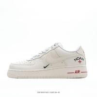 ราคา Nike Air Force1 Air Force One ตัวย่อ OW Deconstructed Casual Low cut รองเท้าผ้าใบสีเหลืองทั้งหมดสีขาวและสีดํา Hook จับคู่ (56752648437)