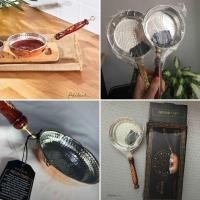 ราคา (พร้อมส่ง) Turkish copper pan - กระทะเคลือบทองแดง ด้ามไม้ (no box) (19504261623)