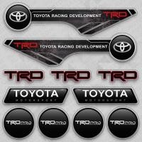 ราคา Toyota TRD Racing Pro Motor Sport สติ๊กเกอร์โลโก้รถไวนิล Decal Stripes Decor (49102647811)