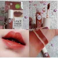 ราคา Babybright Lip&cheek matte tint เบบี้ ไบร์ท ลิป&ชีค แมทท์ ทินท์ (3054526803)
