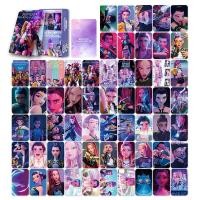 ราคา 30-132pcs Manhwa มังงะ K-Pop: Demon Hunters Blue Tiger เลเซอร์โฮโลแกรมโปสการ์ด Saja Boys Lomo การ์ด Rumi Mira Zoey Baby Romance Abby Mystery Jinu Photocards YM (56400647503)