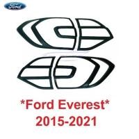 ราคา ครอบไฟท้าย Ford Everest 2015-2021 สีดำด้าน ฟอร์ด เอเวอร์เรส ครอบ ไฟท้าย ครอบฝาไฟท้าย ฟอร์ดเอเวอร์เรส ครอบไฟ ไฟ แต่งไฟ (27379663076)