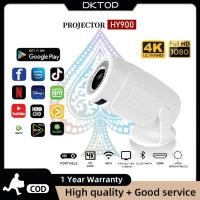 ราคา HY900 โปรเจคเตอร์ Android12 Bluetooth 5.0 Wifi 6 โปรเจคเตอร์แบบพกพาใหม่ 4K 180 องศาโปรเจคเตอร์แบบปรับได้ (48500185173)