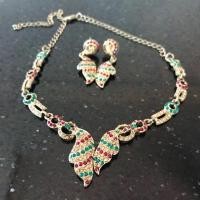 ราคา เครื่องประดับอินเดีย สร้อยคอต่างหู (1099837830)