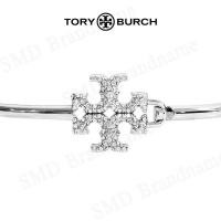 ราคา Tory Burch กำไลข้อมือผู้หญิง รุ่น Eleanor Pave Hinged Cuff Code: 143797 OS 1122 020 (27168429069)