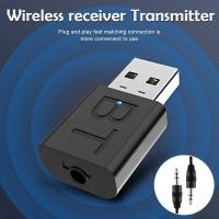 ราคา บลูทูธมิวสิค BT-168 USB Bluetooth 5.0 Audio Music Wireless Receiver TRANSMITTER Adapter 3.5mm Stereo Audio (25913811510)