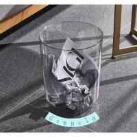 ราคา *พร้อมส่ง* ถังขยะ ถังพลาสติกใส ก้นมนโค้ง ใส่ขยะ ใสดูสะอาดตา ถังใส (17794712315)