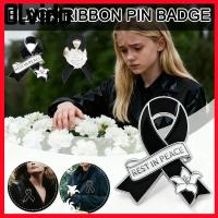 ราคา ตราสัญลักษณ์อนุสรณ์สีดํา,หมุดเข็มกลัดริบบิ้นสีดําราชินีที่ระลึก,โลหะผสมสีดําเคลือบดอกไม้ไว้ทุกข์ตราสําหรับงานศพและไว้ทุกข์ (41376356606)